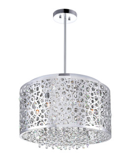 Bubbles Six Light Chandelier in Stainless Steel (401|5536P16ST)