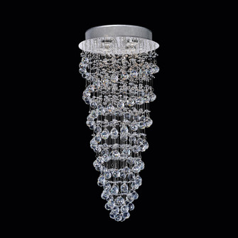 Double Spiral Four Light Flush Mount in Chrome (401|6606C14C)