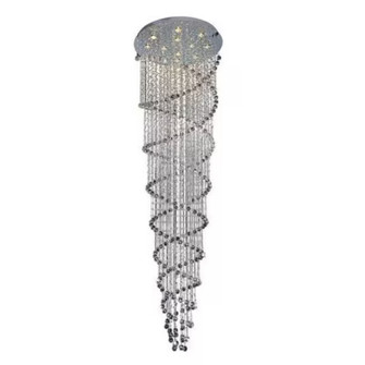 Double Spiral 12 Light Flush Mount in Chrome (401|6606C32C)