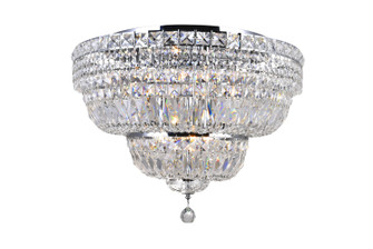 Stefania Nine Light Flush Mount in Chrome (401|8003C24C)