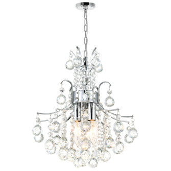 Princess Three Light Mini Chandelier in Chrome (401|8012P12C)