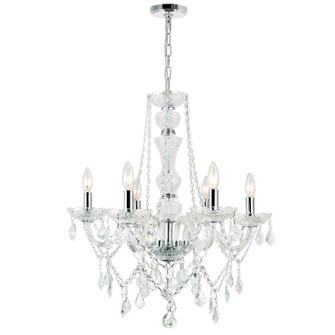 Princeton Six Light Chandelier in Chrome (401|8023P24C-6)