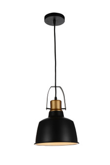 Elisa One Light Pendant in Black (401|9845P9-101)