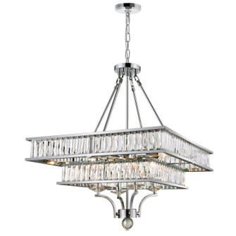 Shalia Eight Light Chandelier in Chrome (401|9972P23-8-601)