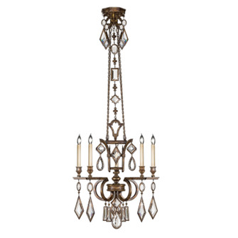 Encased Gems Five Light Chandelier in Bronze (48|708340-3ST)