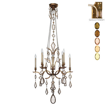 Encased Gems Eight Light Chandelier in Gold (48|725640-1ST)