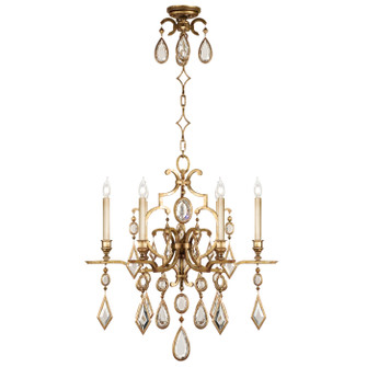 Encased Gems Six Light Chandelier in Gold (48|729640-3ST)