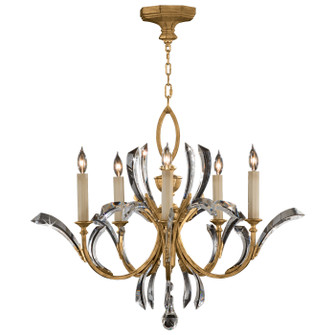 Beveled Arcs Five Light Chandelier in Gold (48|763040ST)