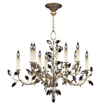 Crystal Laurel Ten Light Chandelier in Gold (48|775940ST)