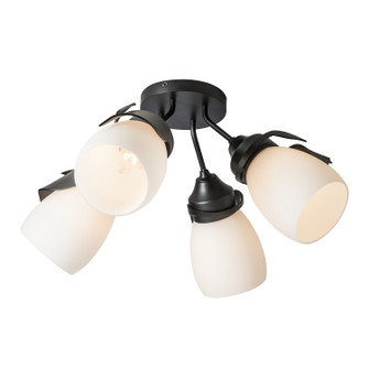 Lapas Four Light Semi-Flush Mount in Black (39|121371-SKT-10-GG0330)