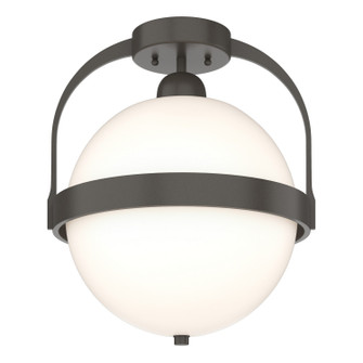 Atlas One Light Semi-Flush Mount in Dark Smoke (39|121380-SKT-07-GG0720)