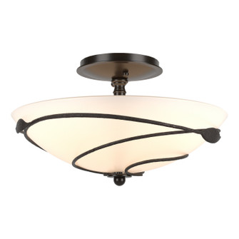 Leaf Two Light Semi-Flush Mount in Oil Rubbed Bronze (39|126712-SKT-14-GG0048)