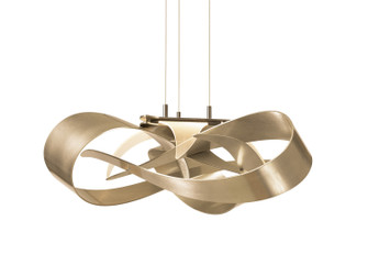 Flux LED Pendant in Modern Brass (39|136520-LED-STND-86)