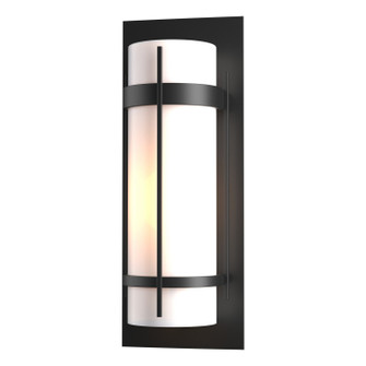Banded One Light Outdoor Wall Sconce in Coastal Black (39|305894-SKT-80-GG0037)