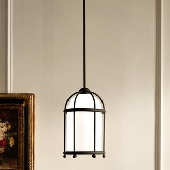 Topiary One Light Pendant in Textured Black (12|52464BKT)