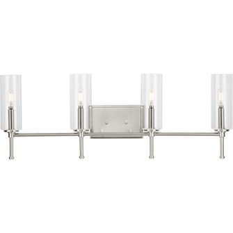 Elara Four Light Bath Vanity in Brushed Nickel (54|P300359-009)