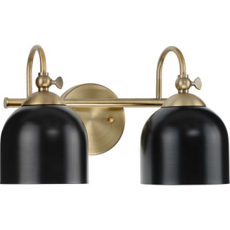 Dalton Two Light Bath Vanity in Vintage Brass (54|P300382-163)