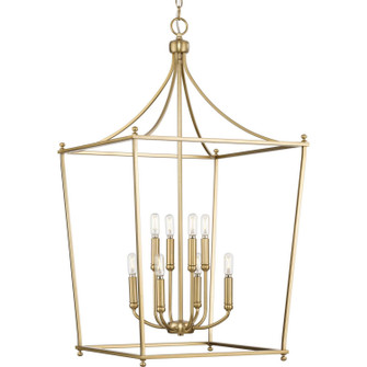 Parkhurst Eight Light Foyer Chandelier in Brushed Bronze (54|P500371-109)