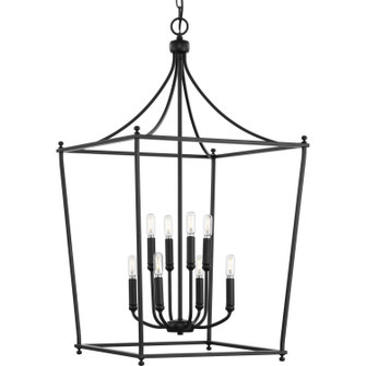 Parkhurst Eight Light Foyer Chandelier in Matte Black (54|P500371-31M)