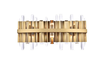 Serena Six Light Bath Sconce in Satin Gold (173|2200W24SG)