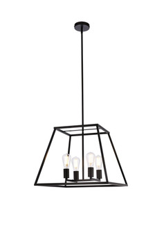 Declan Four Light Pendant in Black (173|LD720D20BK)