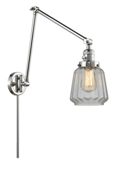 Franklin Restoration LED Swing Arm Lamp in Polished Chrome (405|238-PC-G142-LED)