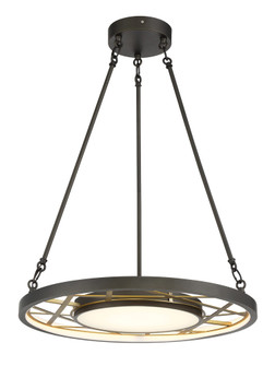 Tribeca LED Pendant in Smoked Iron And Soft Brass (29|N7526-716-L)