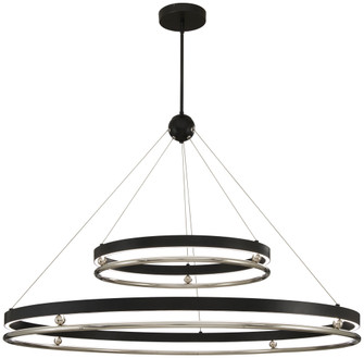 Grande Illusion LED Pendant in Coal W/ Polished Nickel Highli (29|N7998-572-L)