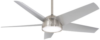 Chubby 58''Outdoor Ceiling Fan in Brushed Nickel Wet (15|F781L-BNW)