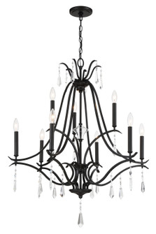 Laurel Estate Nine Light Chandelier in Coal (7|4449-66A)