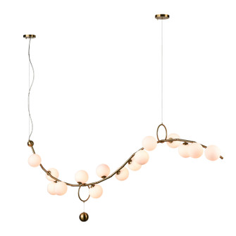 Acuminate LED Linear Chandelier in Satin Brass (45|H0018-8565)