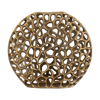 Reef Vase in Brass (45|S0807-8745)