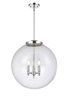 Franklin Restoration Three Light Pendant in Polished Chrome (405|221-3S-PC-G204-18)