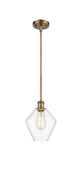 Ballston LED Mini Pendant in Brushed Brass (405|516-1S-BB-G652-8-LED)