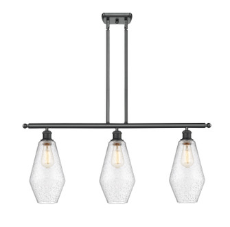 Ballston Three Light Island Pendant in Matte Black (405|516-3I-BK-G654-7)