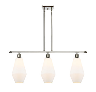 Ballston Three Light Island Pendant in Polished Nickel (405|516-3I-PN-G651-7)