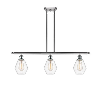 Ballston Three Light Island Pendant in Brushed Satin Nickel (405|516-3I-SN-G652-6)