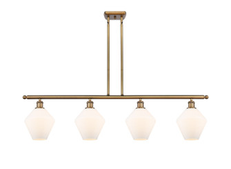 Ballston Four Light Island Pendant in Brushed Brass (405|516-4I-BB-G651-8)