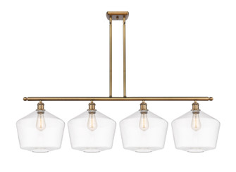 Ballston Four Light Island Pendant in Brushed Brass (405|516-4I-BB-G652-12)