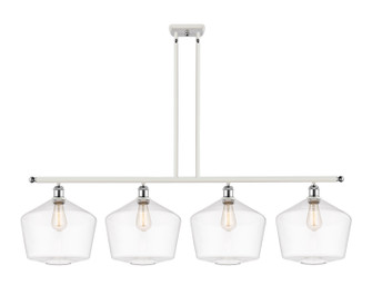 Ballston LED Island Pendant in White Polished Chrome (405|516-4I-WPC-G652-12-LED)