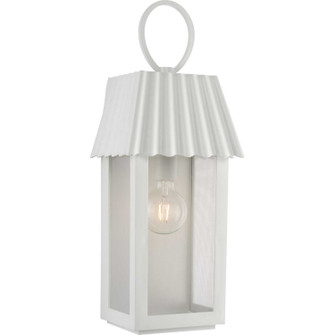Point Dume-Hook Pond One Light Outdoor Wall Lantern in Shelter White (54|P560306-192)