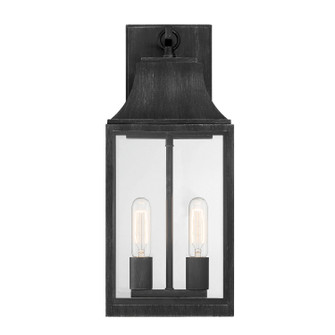 Blueberry Trail Two Light Wall Lantern in Weathered Pewter (43|D265M-8EW-WP)