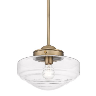 Ingalls One Light Pendant in Modern Brass (62|0508-M MBS-CLR)