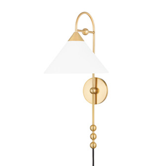 Sang One Light Wall Sconce in Aged Brass (428|HL682201-AGB)