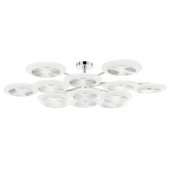 Topaz LED Semi Flush Mount in Polished Nickel (68|328-57-PN) Topaz LED Semi Flush Mount in Polished Nickel (68|328-57-PN)