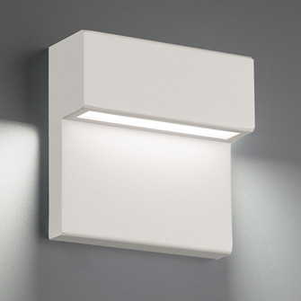 Balance LED Outdoor Wall Light in White (34|WS-W25106-30-WT)