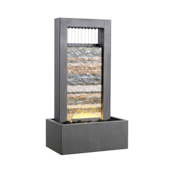 Gantry LED Tabletop Fountain in Warm Gray with Cream Slate (87|51120WG)