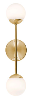 Pearl LED Wall Sconce in Satin Brass (162|PRLS0418L30D1SB)