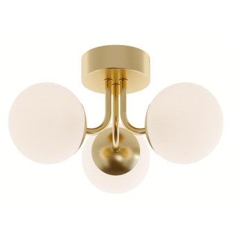 Metropolitan LED Flush Mount in Satin Brass (162|METC15L30D1SB)