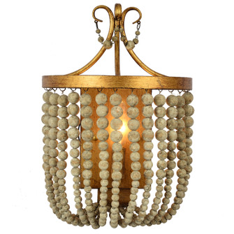 Darcia One Light Wall Sconce in Brushed Gold (374|W7126-1)